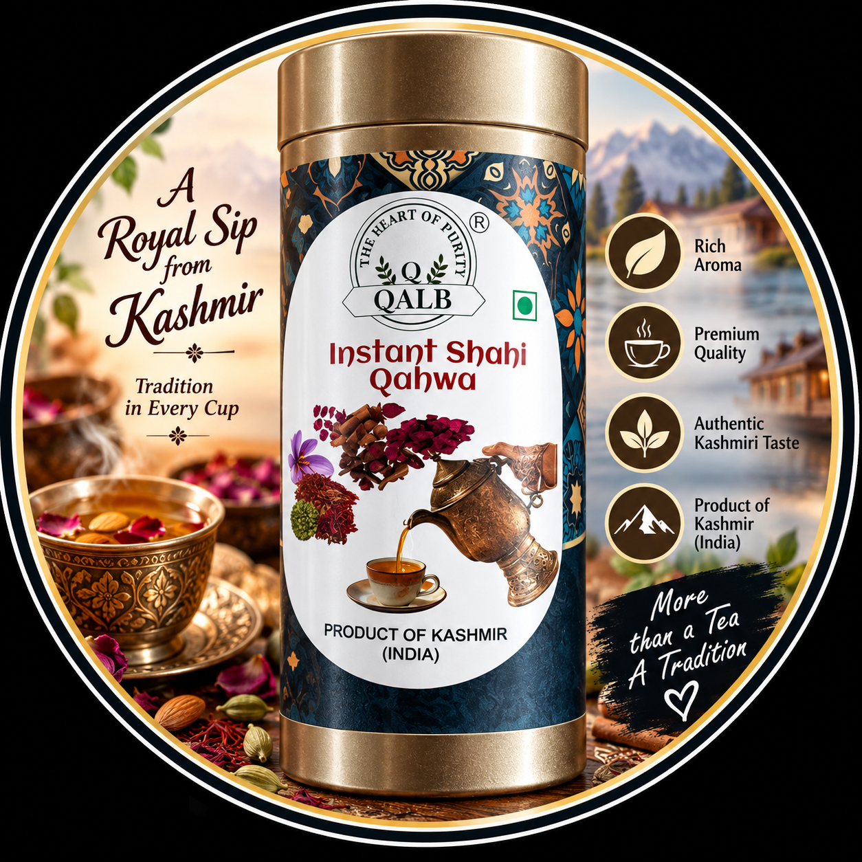 QALB Instant Shahi Qahwa – 250g